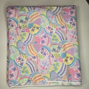 Easter Egg Fabric CP26541 "Packed Eggs" Spring Creative Products Group LLC 2 Yds